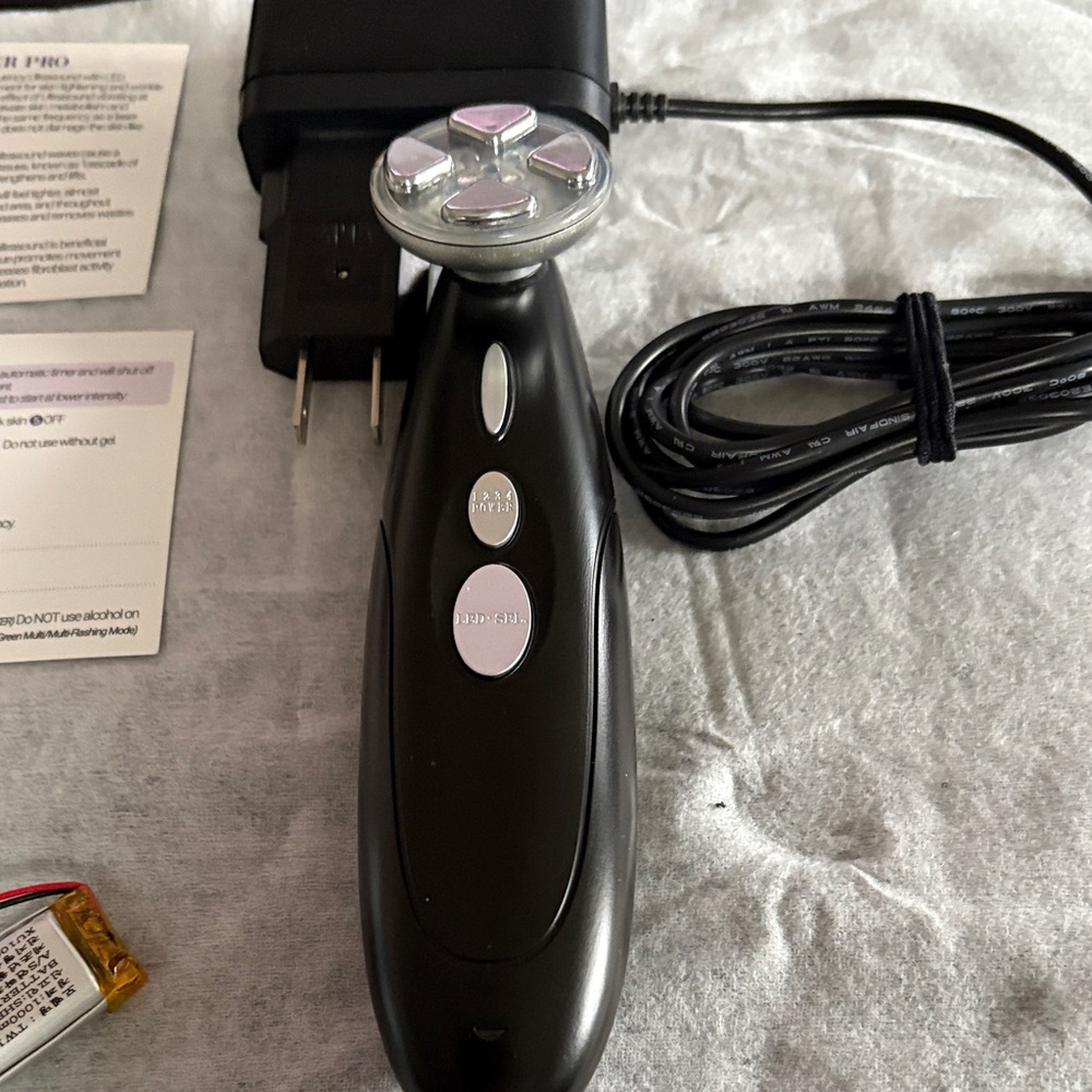 Black Time Master Pro Facial Device with Charger